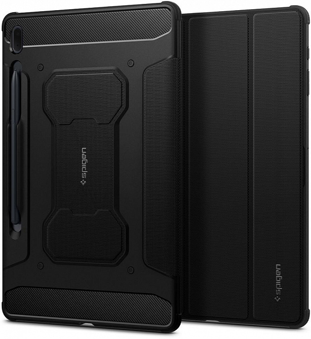Чехол Spigen Rugged Armor Pro (ACS03007) для Samsung Galaxy Tab S7 FE 5G (Black) купить в интернет-магазине icover