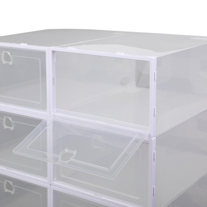 Коробки для хранения обуви Ridberg 10 шт (Transparent) купить в интернет-магазине icover