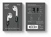 Держатель Elago Strap (ESTR-AP-BK) для AirPods (Black) купить в интернет-магазине icover