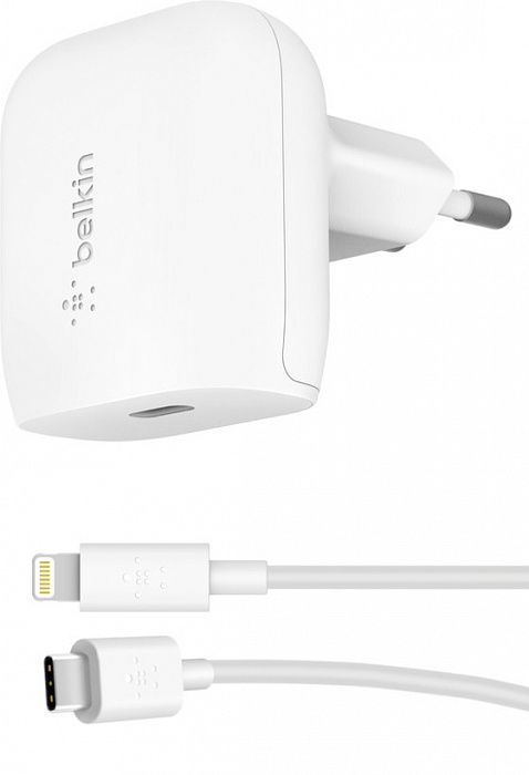 Сетевое зарядное устройство Belkin Boost Charge (F7U096vf04-WHT) для iPhone/iPad (White) купить в интернет-магазине icover