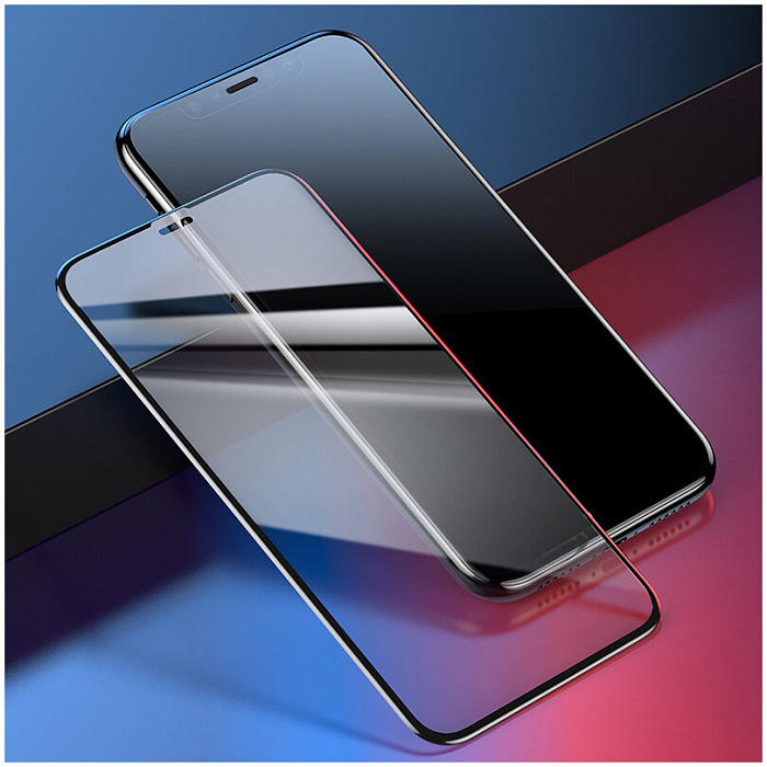 Защитное стекло Baseus Curved Tempered Glass Screen Protector (SGAPIPH65-APE01) для iPhone Xs Max/11 Pro Max (Black) купить в интернет-магазине icover