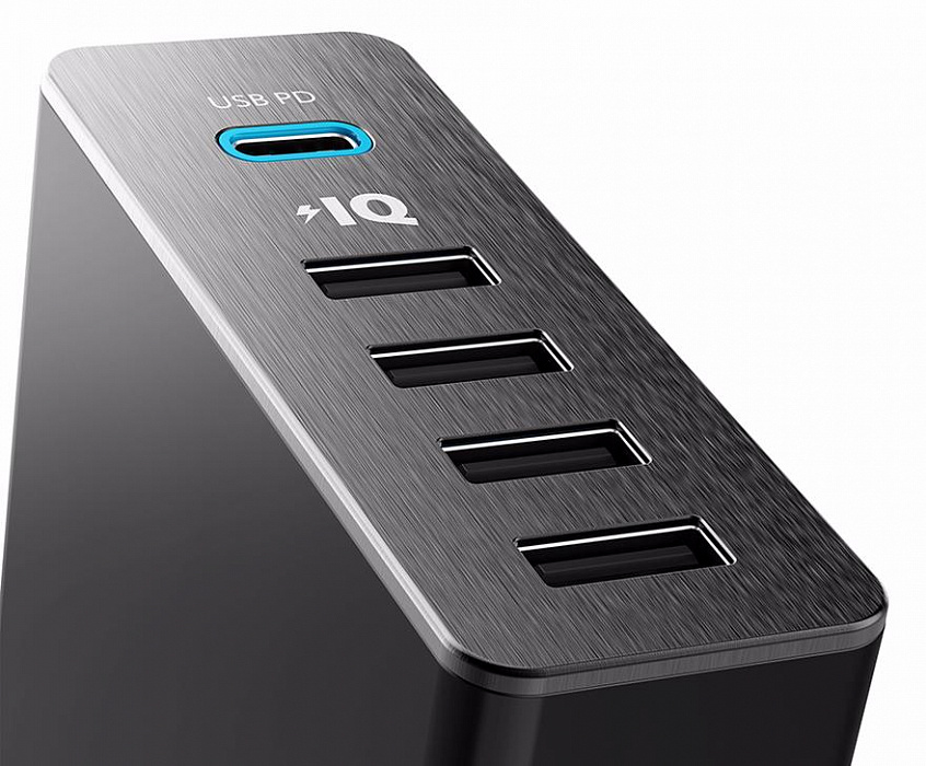 Сетевое зарядное устройство Anker PowerPort+ 5 USB-C A2053L11 (Black) купить в интернет-магазине icover