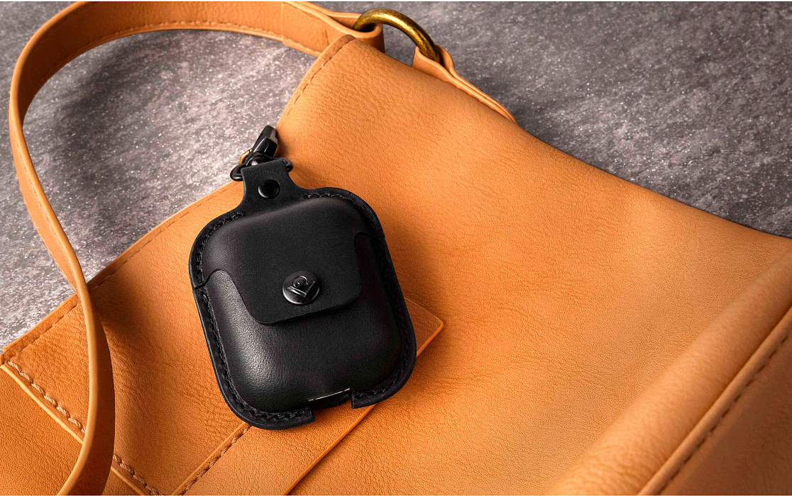Чехол Twelve South AirSnap (12-1802) для AirPods (Black) купить в интернет-магазине icover