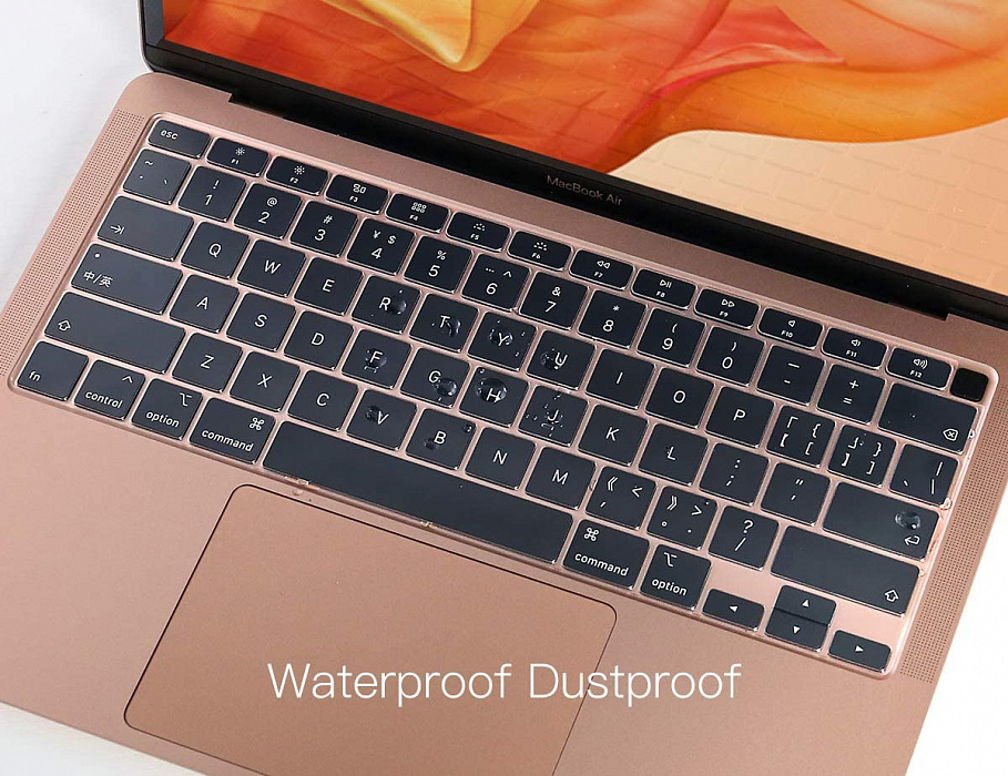 Накладка на клавиатуру Wiwu Keyboard Protector для MacBook Air 13'' 2020 (Clear) US раскладка клавиатуры купить в интернет-магазине icover