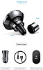 Автомобильный держатель Baseus Big Ears Car Mount Wireless Charger WXER-01 (Black) купить в интернет-магазине icover