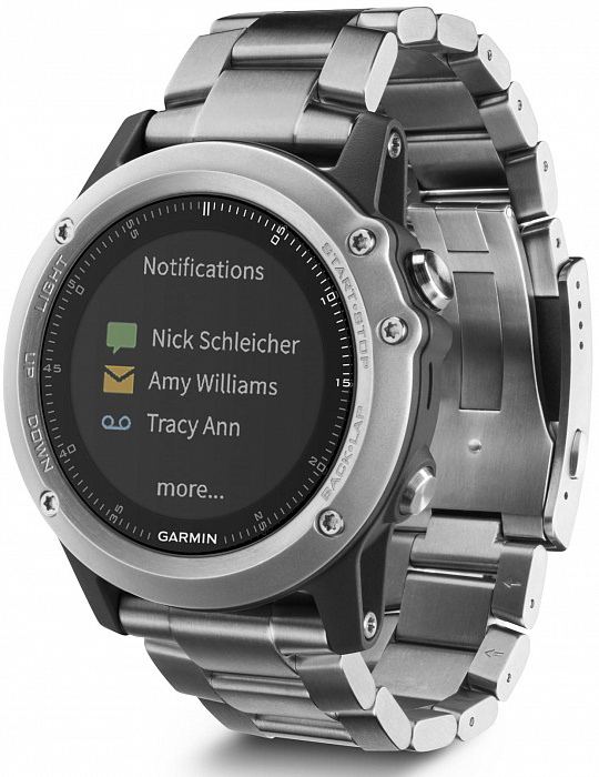 Спортивные часы Garmin Fenix 3 HR 010-01338-79 (Silver/Titanium) купить в интернет-магазине icover