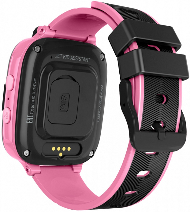 Детские умные часы Jet Kid Assistant (Grey/Pink) купить в интернет-магазине icover