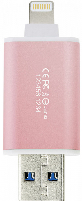 Внешний накопитель Transcend JetDrive Go 300 128Gb USB 3.1/Lightning (TS128GJDG300R) для устройств Apple (Rose Gold) купить в интернет-магазине icover