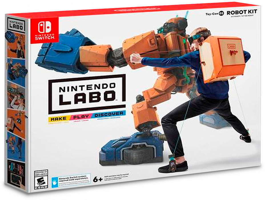 Игровой набор Nintendo Labo Robot Kit для Nintendo Switch (45496421595) купить в интернет-магазине icover
