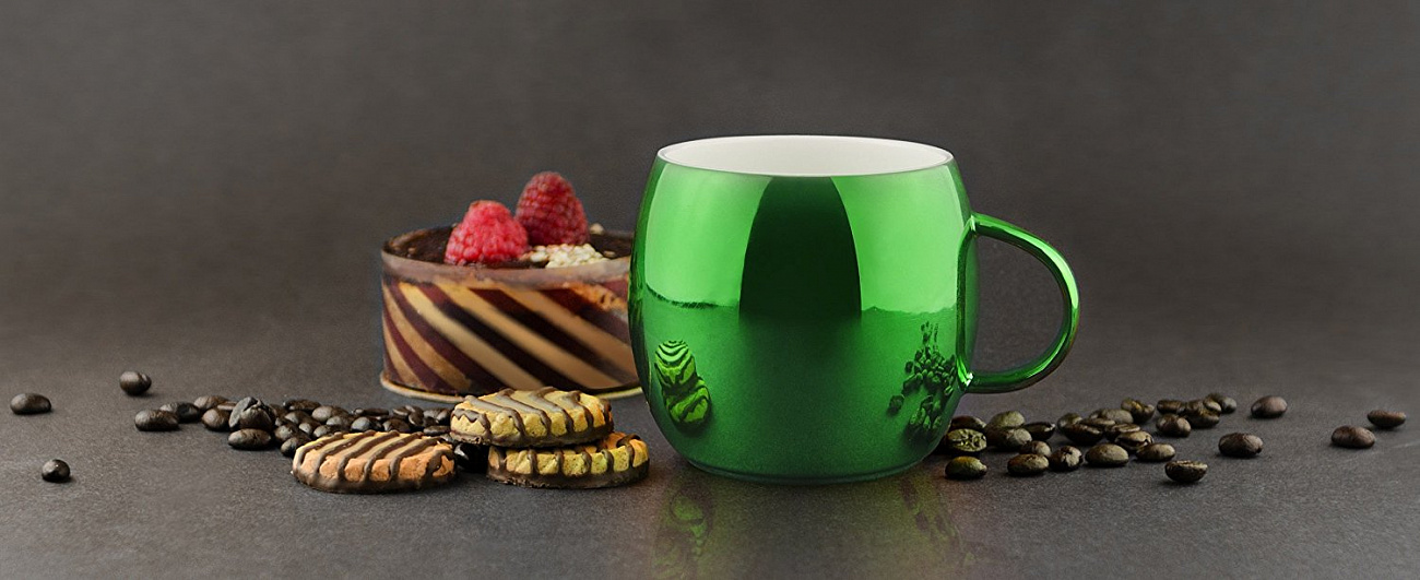 Кружка Asobu Sparkling mugs 0.38L MUG550 (Green) купить в интернет-магазине icover