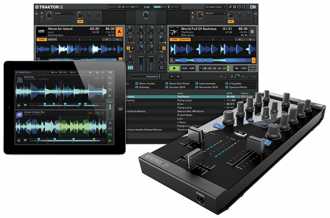 Native Instruments Traktor Kontrol Z1 (MCI50846) - DJ-контроллер (Black) купить в интернет-магазине icover