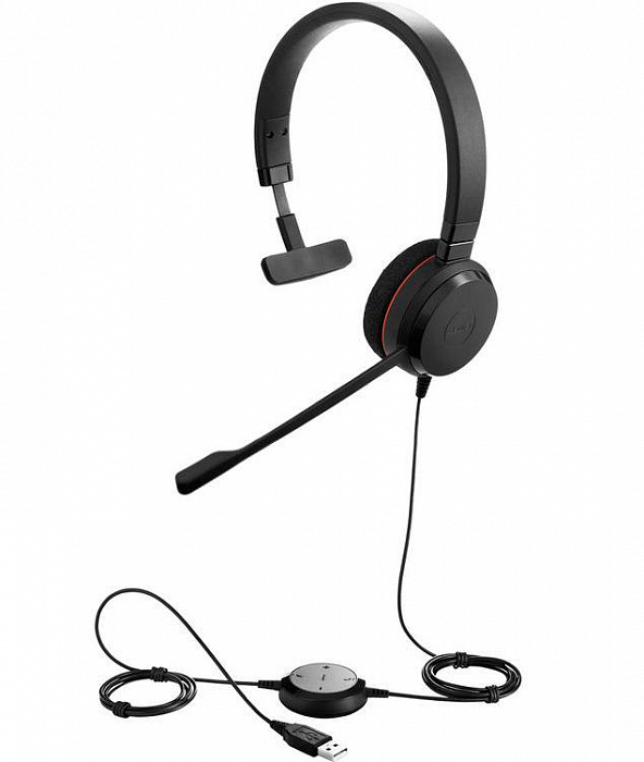 Проводная гарнитура Jabra Evolve 20 SE Mono 4993-829-409 (Black) купить в интернет-магазине icover