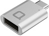 Адаптер Nonda Mini Adapter USB-C to USB 3.0 (Silver) купить в интернет-магазине icover