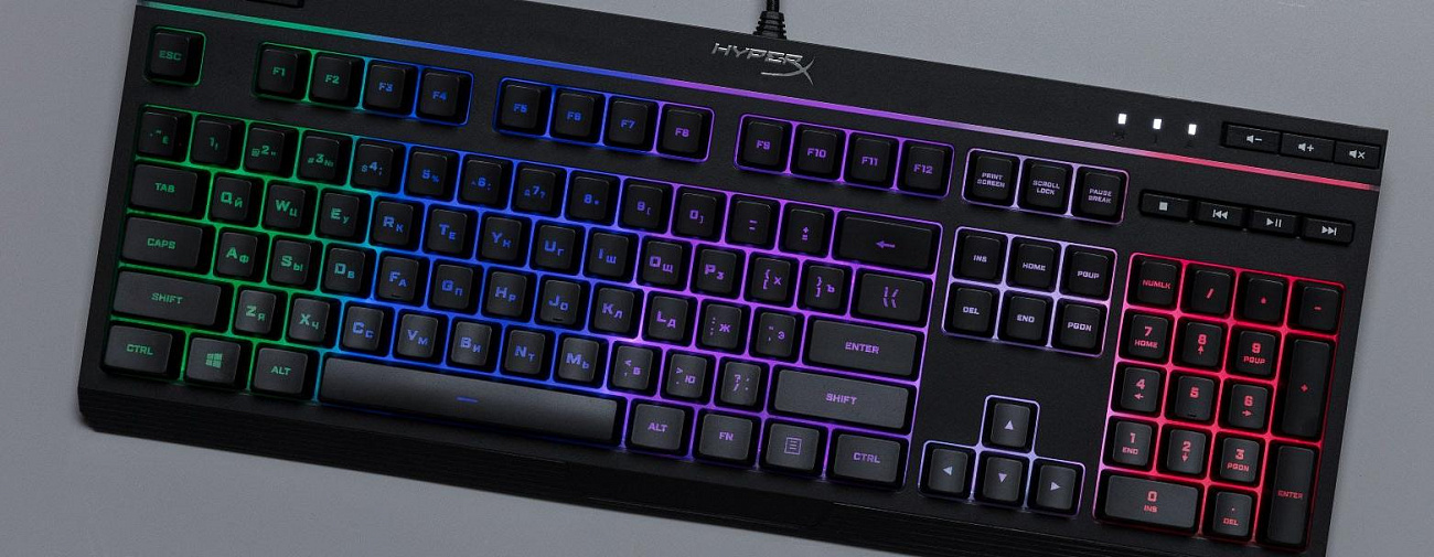 Игровая клавиатура HyperX Alloy Core RGB HX-KB5ME2-RU (Black) купить в интернет-магазине icover