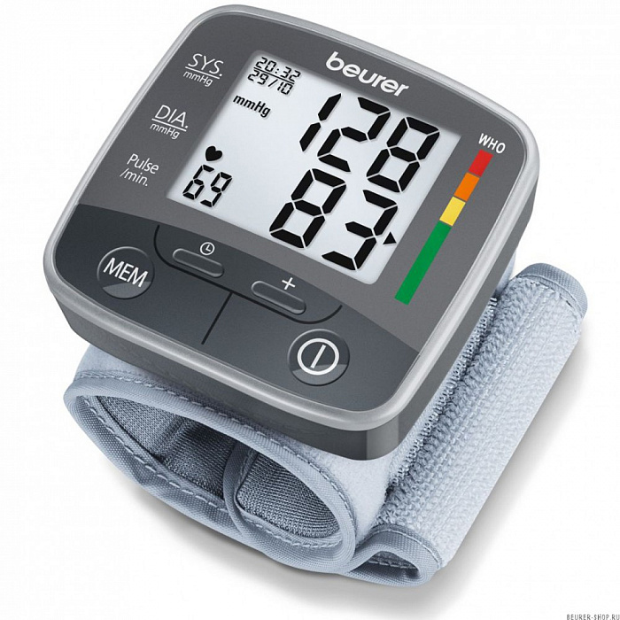 Beurer BC 32 - тонометр на запястье (Dark Grey) купить в интернет-магазине icover