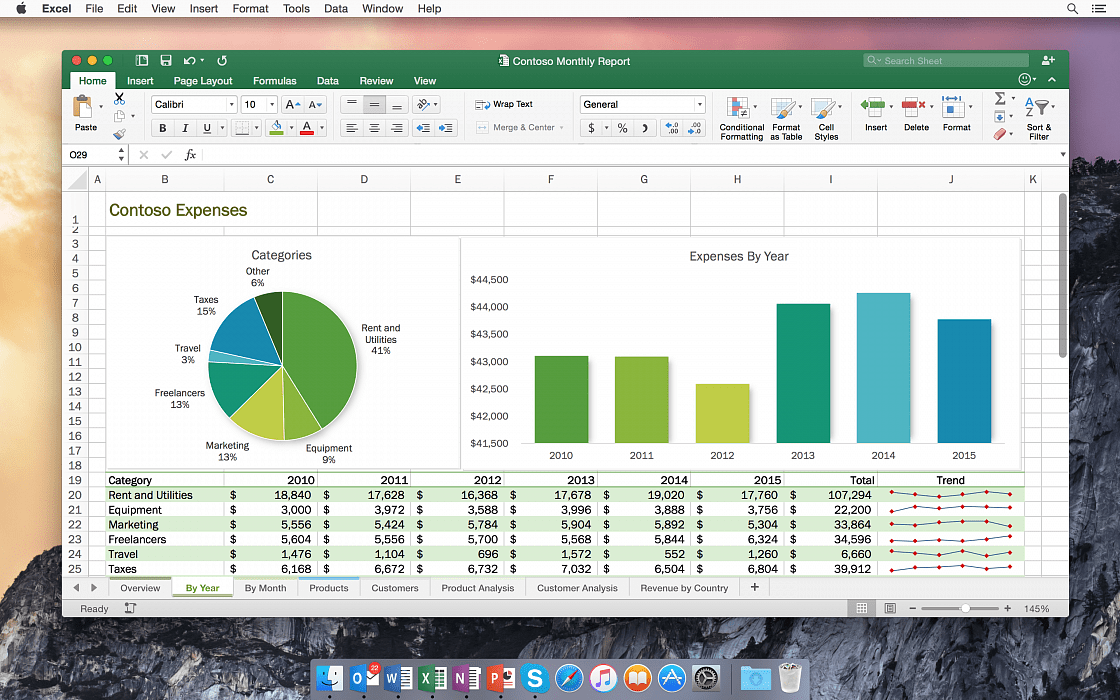 Microsoft Office Mac Home and Business 2016 - офисный пакет приложений, лицензия на 1 ПК купить в интернет-магазине icover