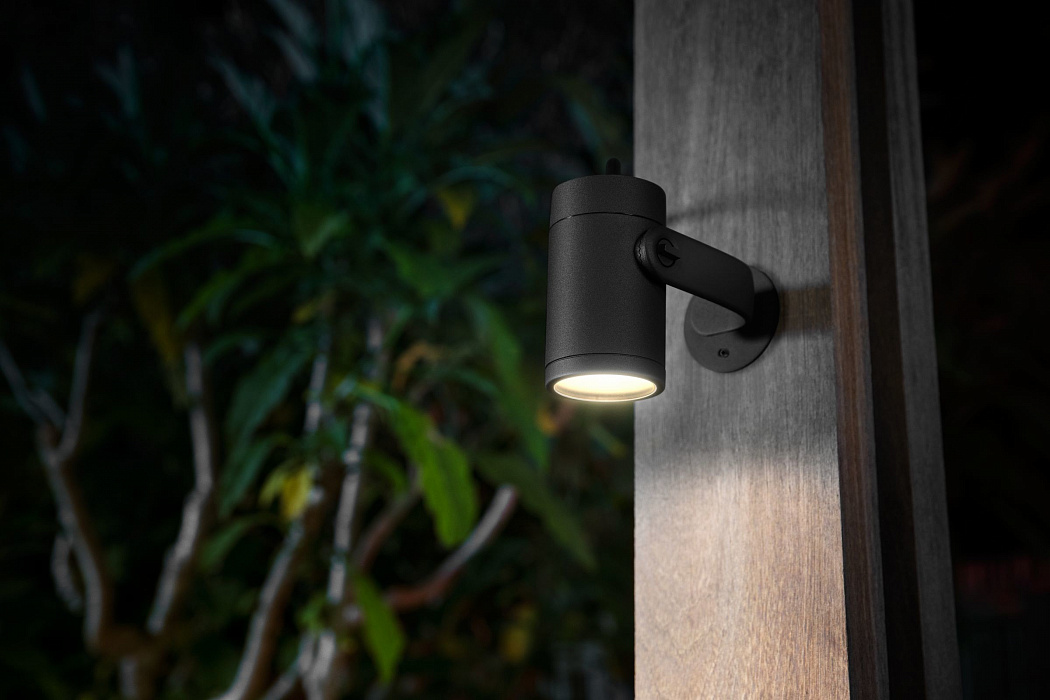 Комплект светодиодная уличных ламп Philips Hue Lily Garden Spotlight 8718696167960 (Black) купить в интернет-магазине icover