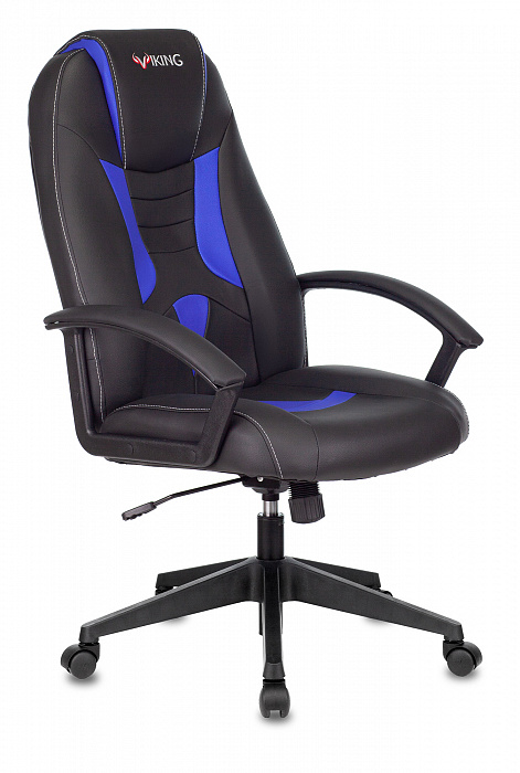 Игровое кресло Бюрократ VIKING-8 (Black/Blue) купить в интернет-магазине icover
