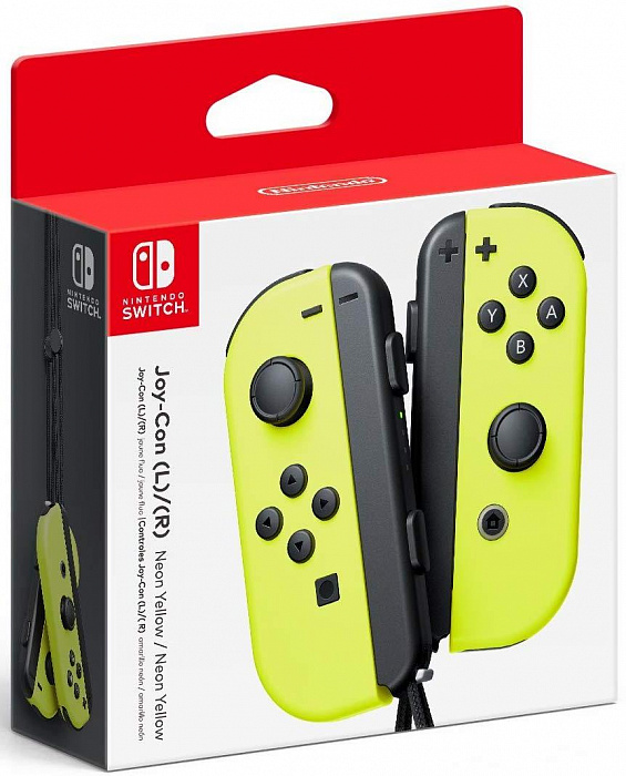 Контроллеры Nintendo Switch Joy-Con Duo (Neon Yellow) купить в интернет-магазине icover