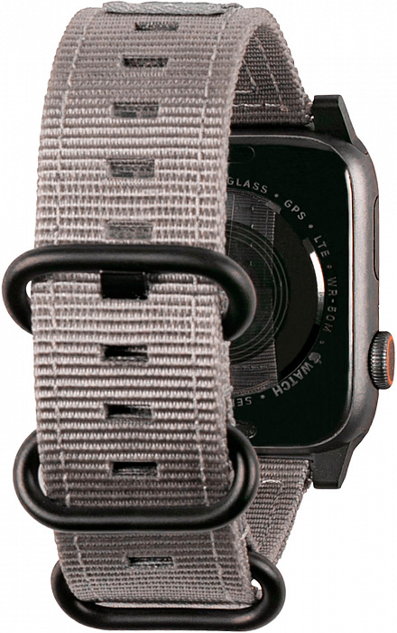 Ремешок Urban Armor Gear Nato (19148C114030) для Apple Watch Series 2/3/4 42/44 mm (Gray) купить в интернет-магазине icover