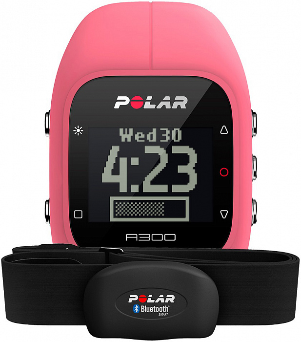 Пульсометр Polar A300 HR (Pink) купить в интернет-магазине icover