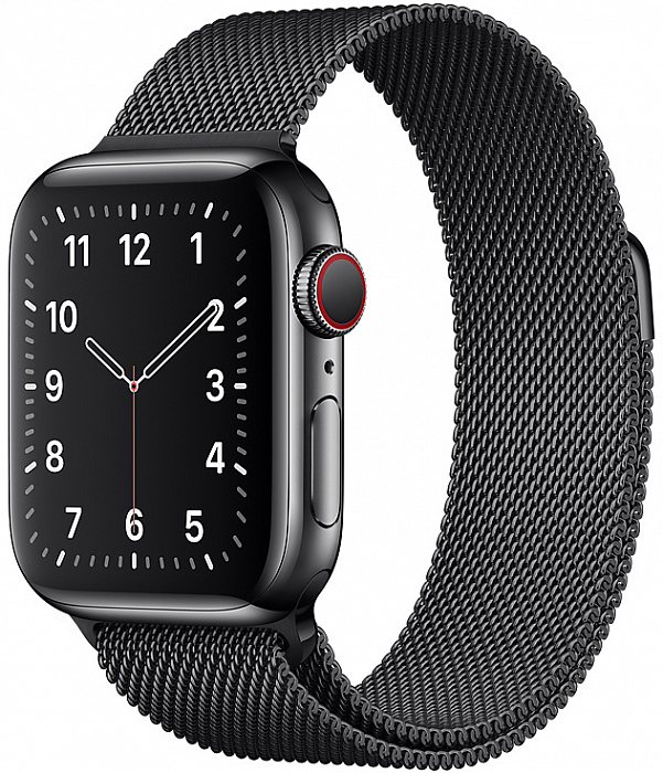 Ремешок Apple Milanese Loop (MTU12ZM/A) для Apple Watch SE/6 40 mm (Space Black) купить в интернет-магазине icover