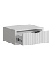 Тумба подвесная RIDBERG LUGANO (460) 1Я (White/Black) купить в интернет-магазине icover