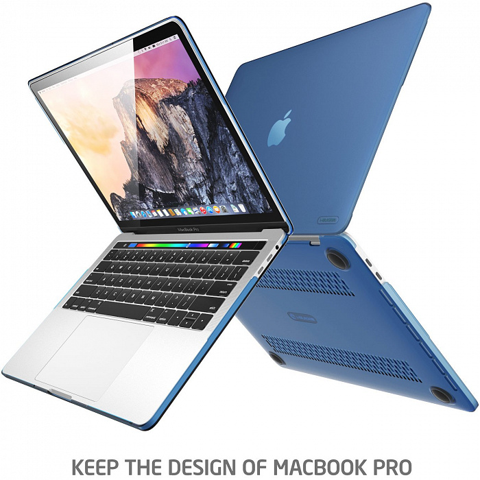 Чехол накладка i-Blason для Macbook Pro 13 2016-2019 A1706/A1708 (Matte Navy blue) купить в интернет-магазине icover