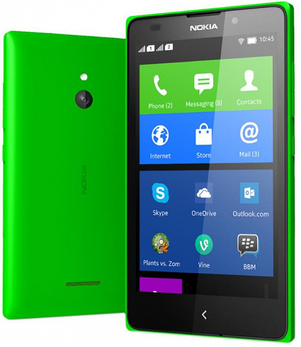 Смартфон Nokia XL Dual Sim (Green) купить в интернет-магазине icover
