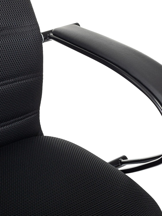 Кресло руководителя Бюрократ CH-NOVA TW ткань/экокожа/пластик (Black) купить в интернет-магазине icover