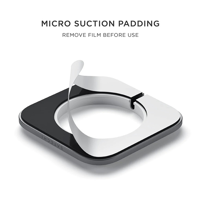 Держатель Satechi Aluminum Dock Enclosure (ST-AMCCM) для зарядного устройства Magsafe (Space Grey) купить в интернет-магазине icover