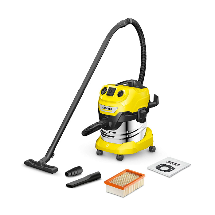 Хозяйственный пылесос Karcher WD 4 P S V-20/5/22 (1.628-290.0) купить в интернет-магазине icover
