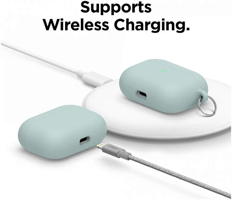 Чехол Elago Liquid Hang Case (EAPPRH-HANG-MT) для AirPods Pro (Mint) купить в интернет-магазине icover
