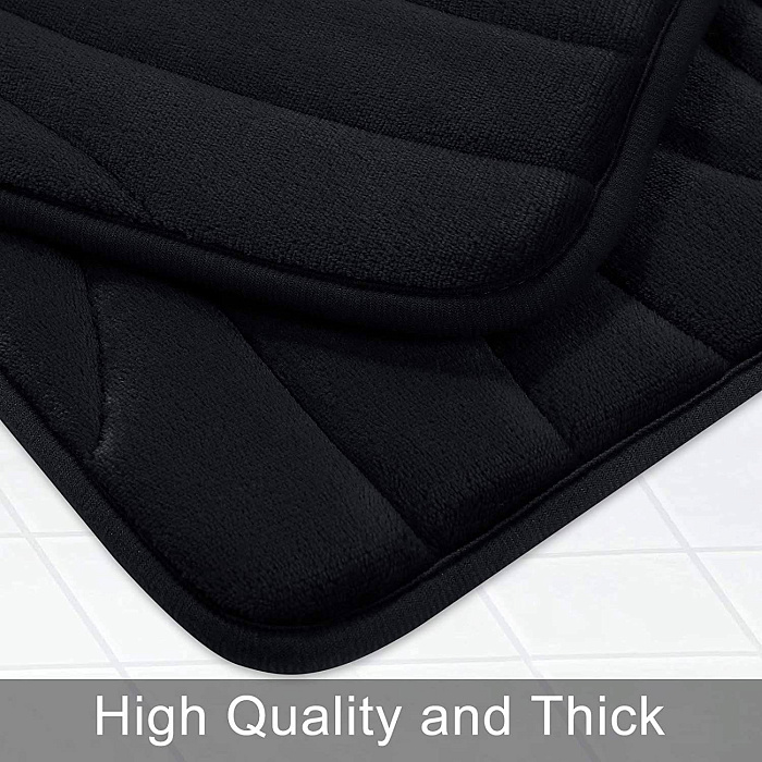 Набор ковриков для ванной Ridberg Bолна 40x60, 50x80 (Black) купить в интернет-магазине icover