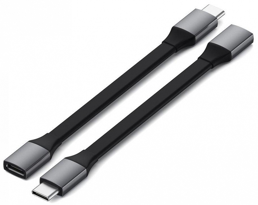 Кабель-переходник Satechi USB-C Extension Cable 120mm ST-TCECM (Space Grey) купить в интернет-магазине icover