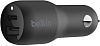 Автомобильное зарядное устройство Belkin Boost Charge (F7U100btBLK) USB-C/USB-A (Black) купить в интернет-магазине icover