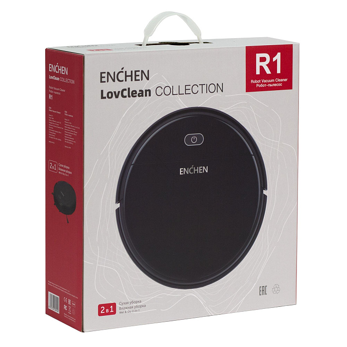 Робот-пылесос Enchen Vacuum Cleaner R1 (Black) купить в интернет-магазине icover