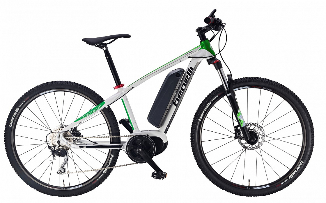 Велогибрид Eltreco Benelli Tagete 27.5 021685-2014 (White/Green) купить в интернет-магазине icover