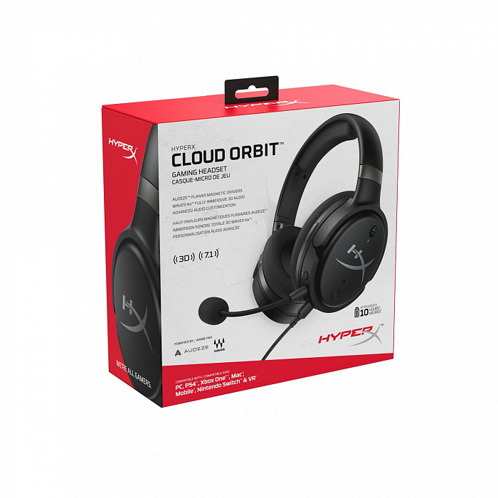 Игровая гарнитура HyperX Cloud Orbit HX-HSCO-GM/WW (Black) купить в интернет-магазине icover