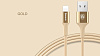 Кабель для iPod, iPhone, iPad Baseus Shining Cable with Jet metal 1m USB to Lightning CALSY-0V (Gold) купить в интернет-магазине icover