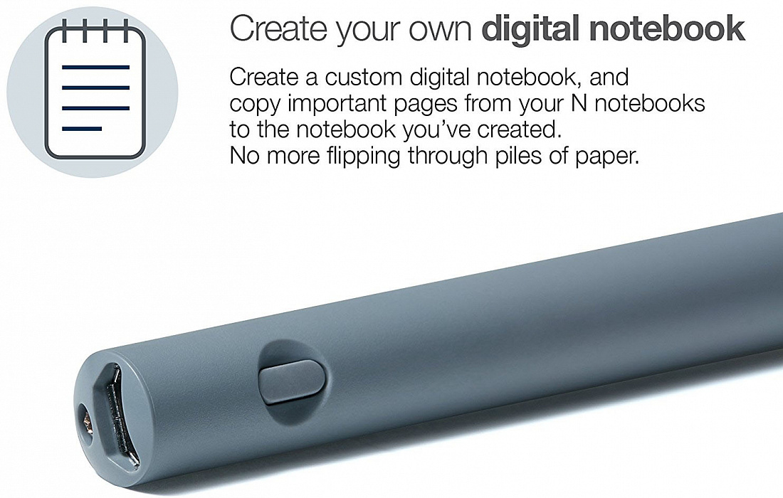Neo SmartPen смарт-ручка Neo SmartPen M1 (Grey) купить в интернет-магазине icover