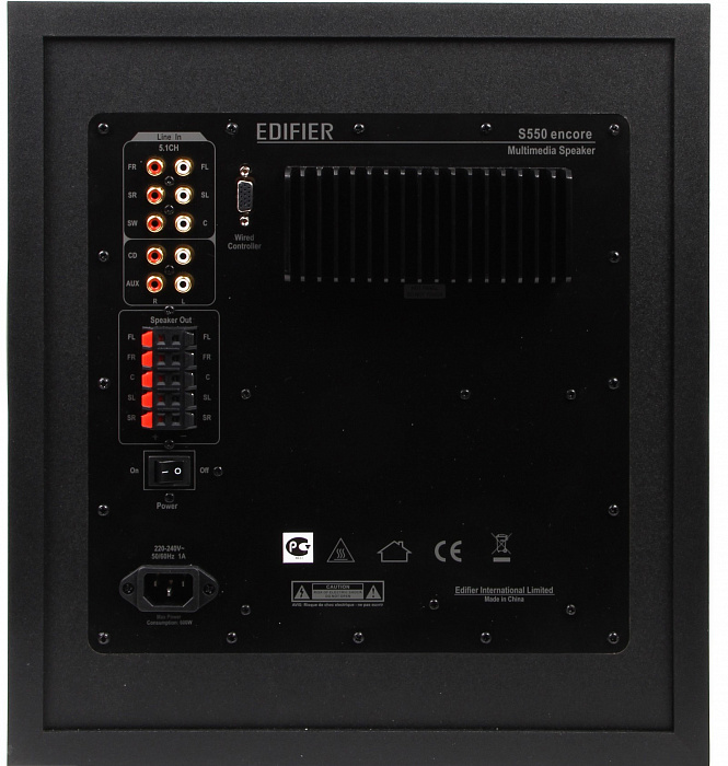 Домашний кинотеатр Edifier S550 Encore (Black) купить в интернет-магазине icover