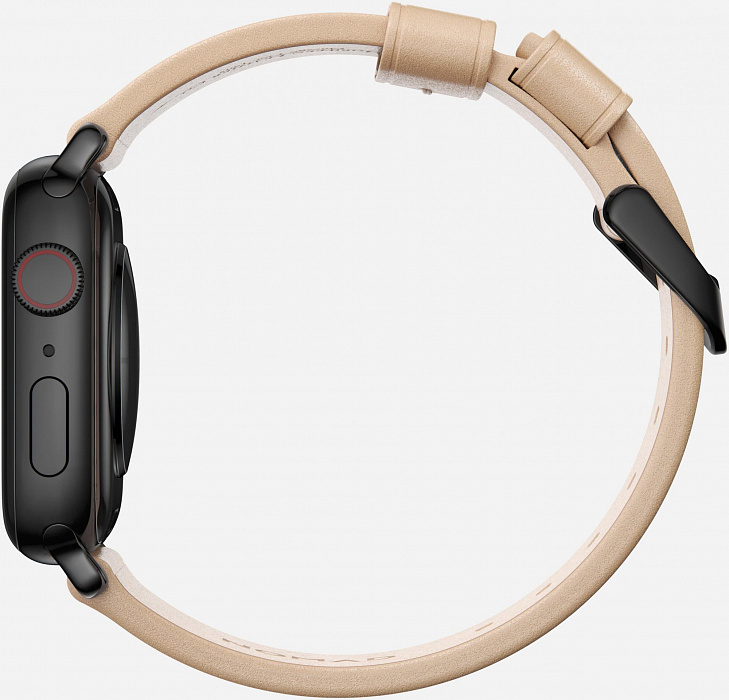 Ремешок Nomad Modern Slim Strap (NM10JNB000) для Apple Watch 38/40 mm (Biege/Black) купить в интернет-магазине icover
