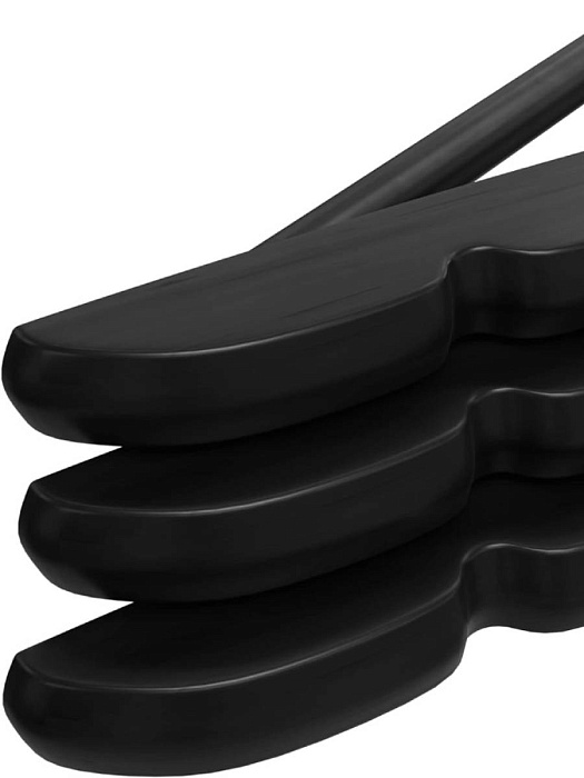 Вешалка-плечики для одежды Ridberg деревянные 30 шт. (Black) купить в интернет-магазине icover
