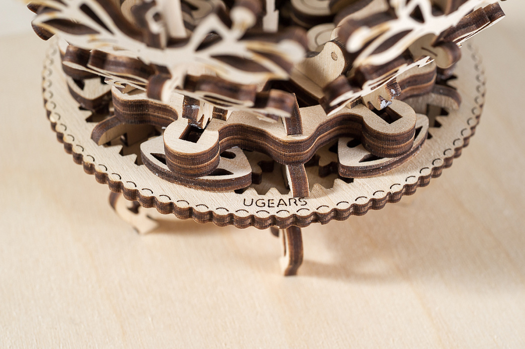 Сборная модель UGEARS Механический цветок (Beige/Brown) купить в интернет-магазине icover