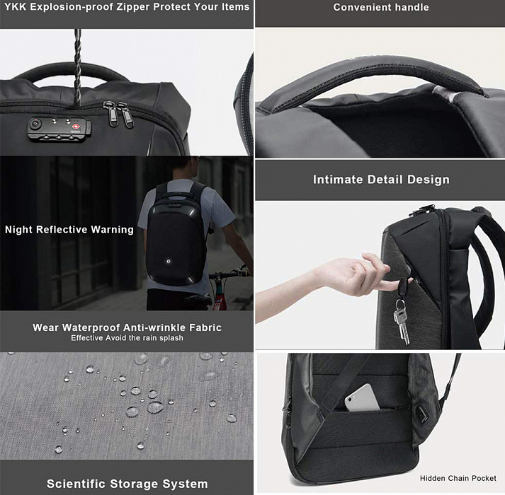 Рюкзак Korin ClickPack Comfort (680491676832) для ноутбука 15.6" (Black) купить в интернет-магазине icover