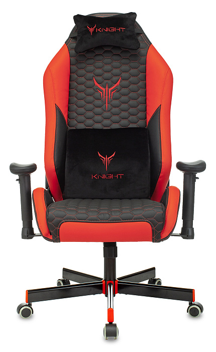 Игровое кресло Бюрократ Knight Neon (Black/Red) купить в интернет-магазине icover
