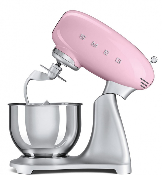 Планетарный миксер Smeg SMF01PKEU (Rosa) купить в интернет-магазине icover