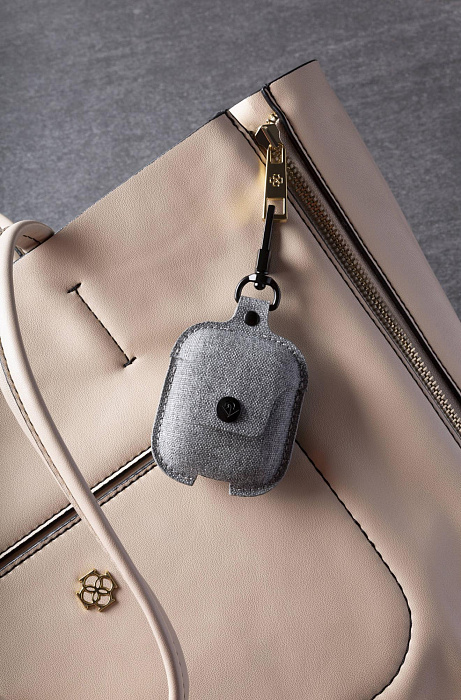 Чехол Twelve South AirSnap (12-1917) для AirPods (Canvas Fog) купить в интернет-магазине icover