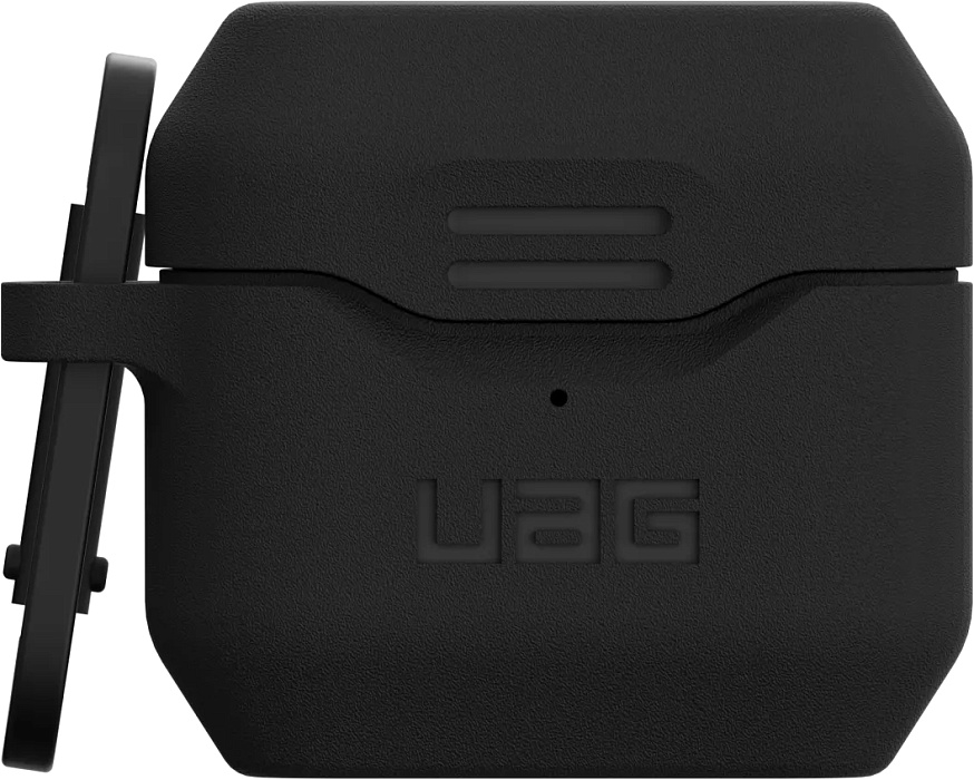 Чехол с карабином UAG Standard Issue Silicone_001 Case для AirPods 3 (Black) купить в интернет-магазине icover